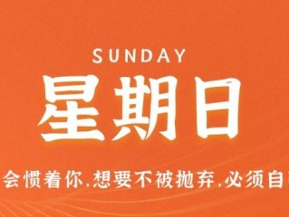 1月15日，星期日，在这里每天60秒读懂世界！